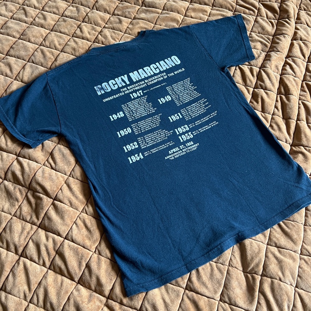 VINTAGE ROCKY MARCIANO BOXING TEE SMALL - Picture 5 of 7